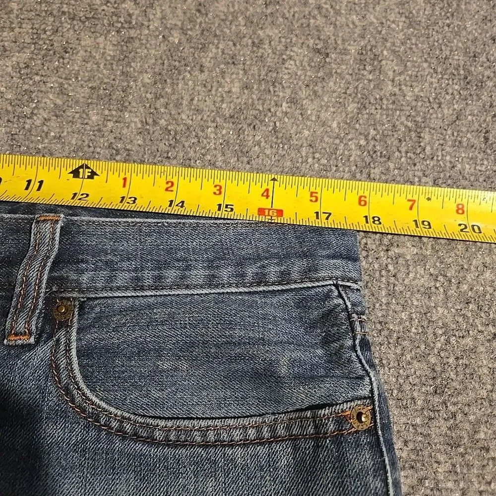 J Crew Denim Jeans Mens 33x30 Blue The Driggs Straight 5 Pocket Casual